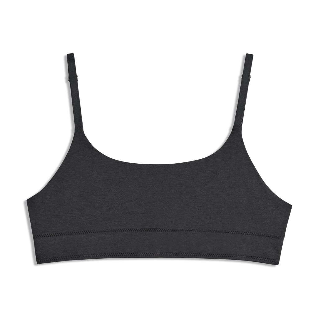 Nwt Allbirds Women's Anytime Bralette In Natural Black Sz Xl